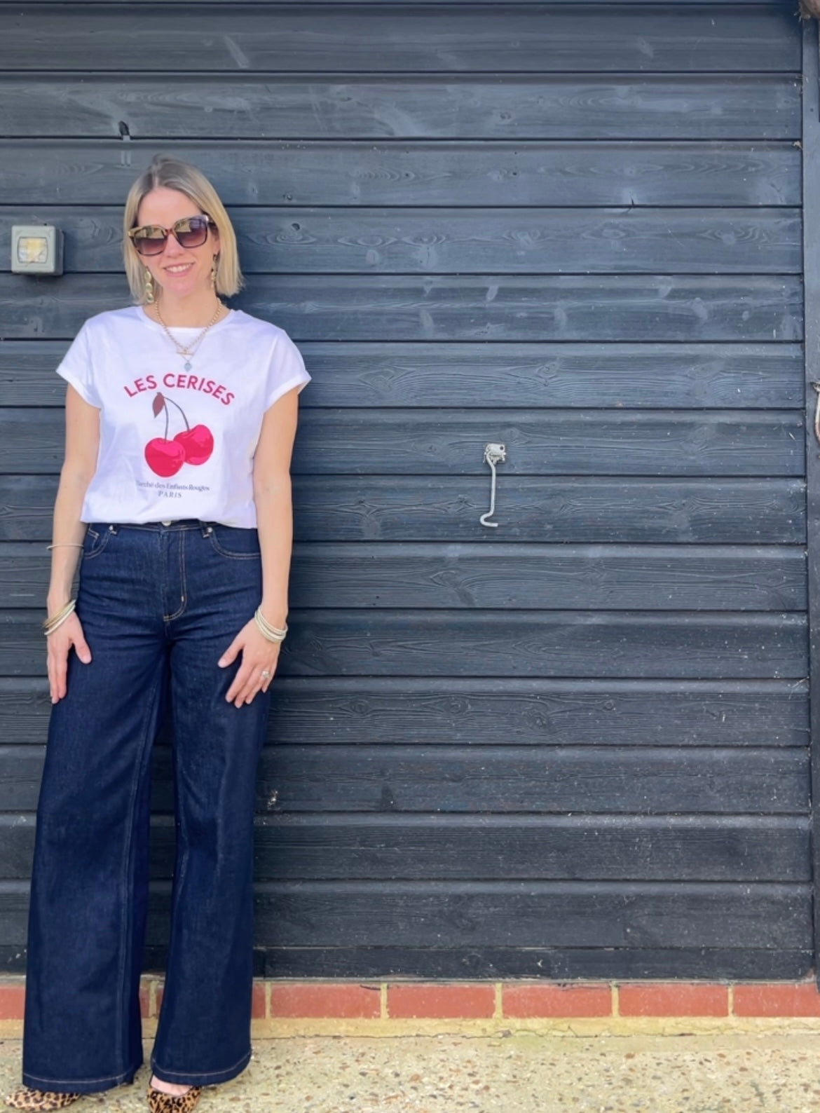 Les Cerises organic cotton tee