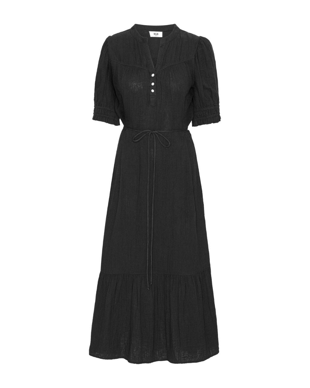 Alex cotton dress in black