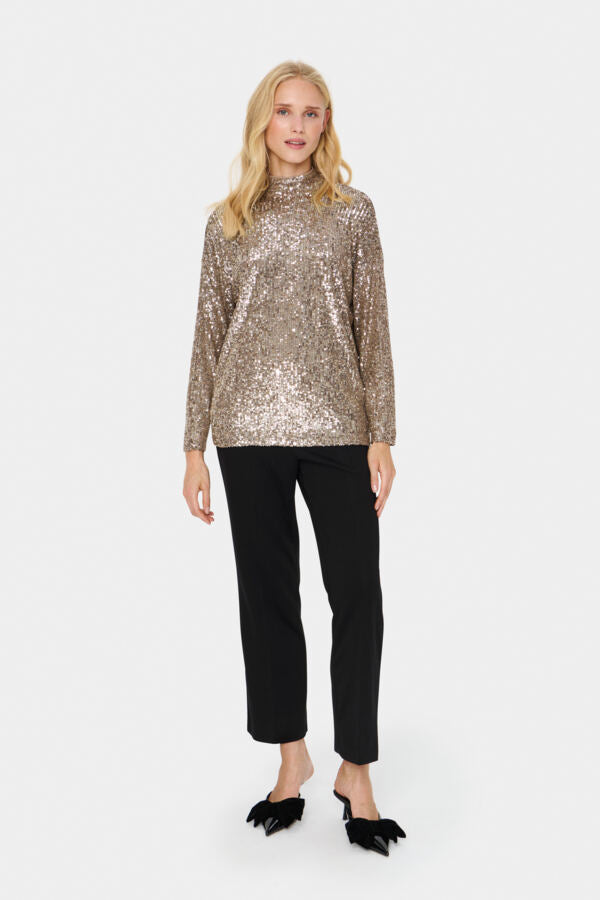 Reyana sequin top