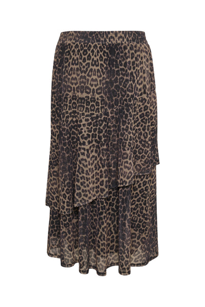 Melida leopard print skirt