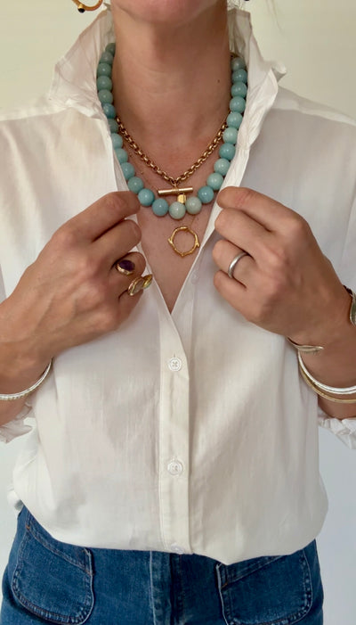 Evie ruffle collar shirt