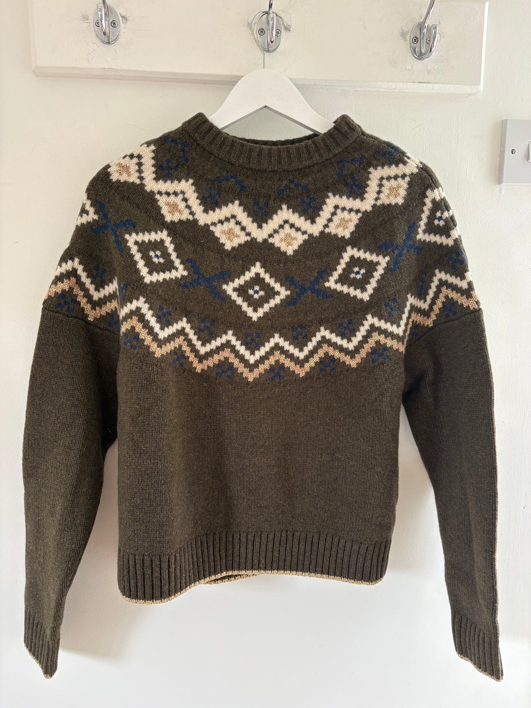 Fairisle knit size 10