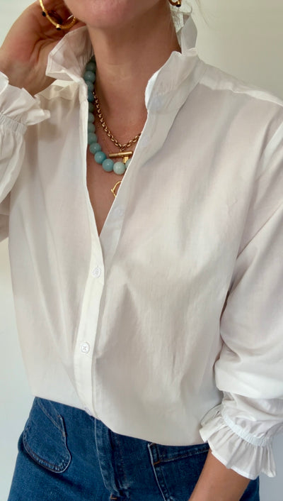 Evie ruffle collar shirt