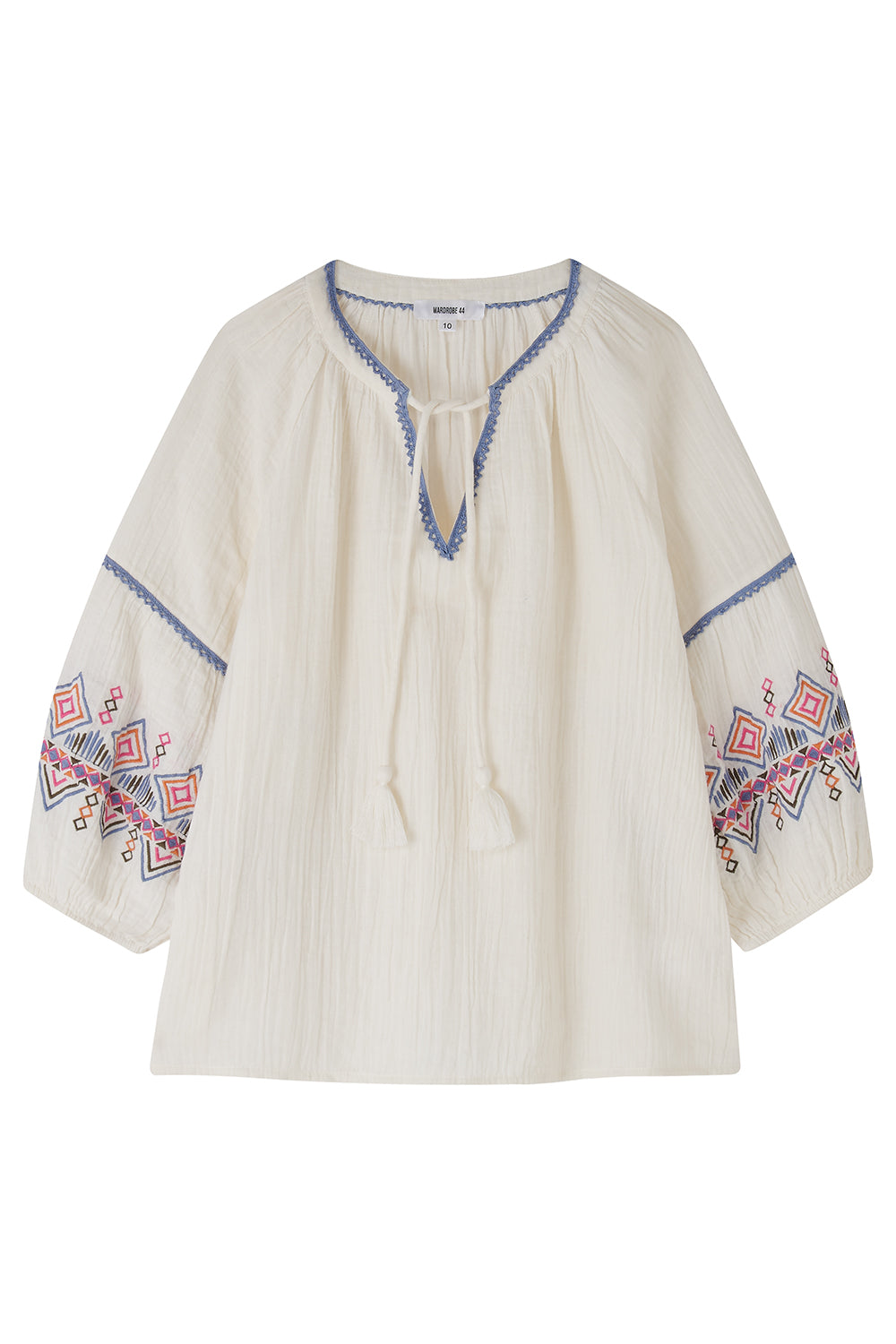 SAMPLE Anna embroidered top