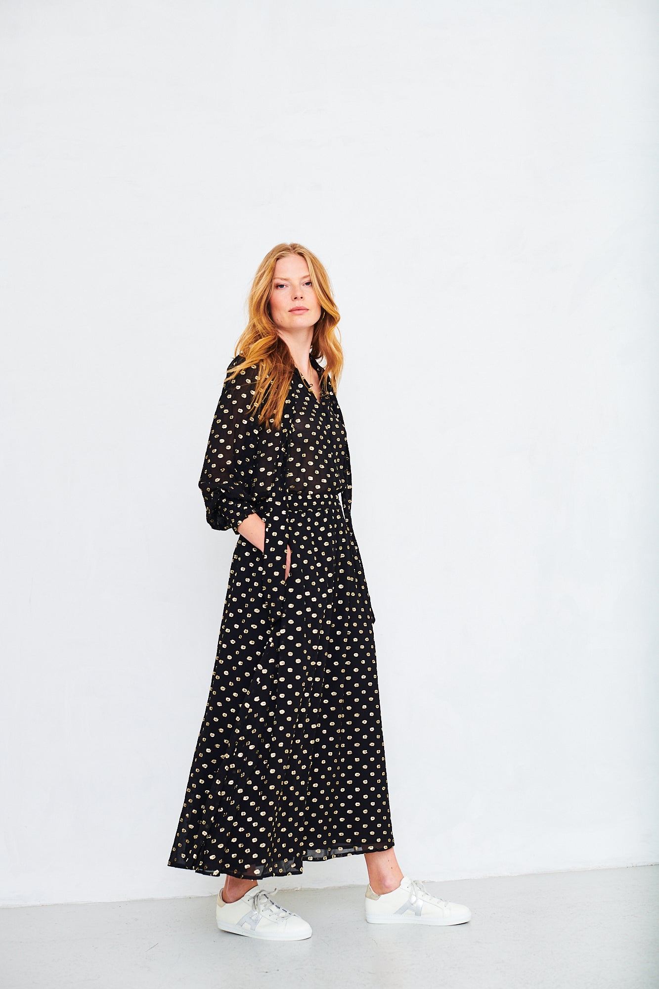 Talitha gold spot skirt