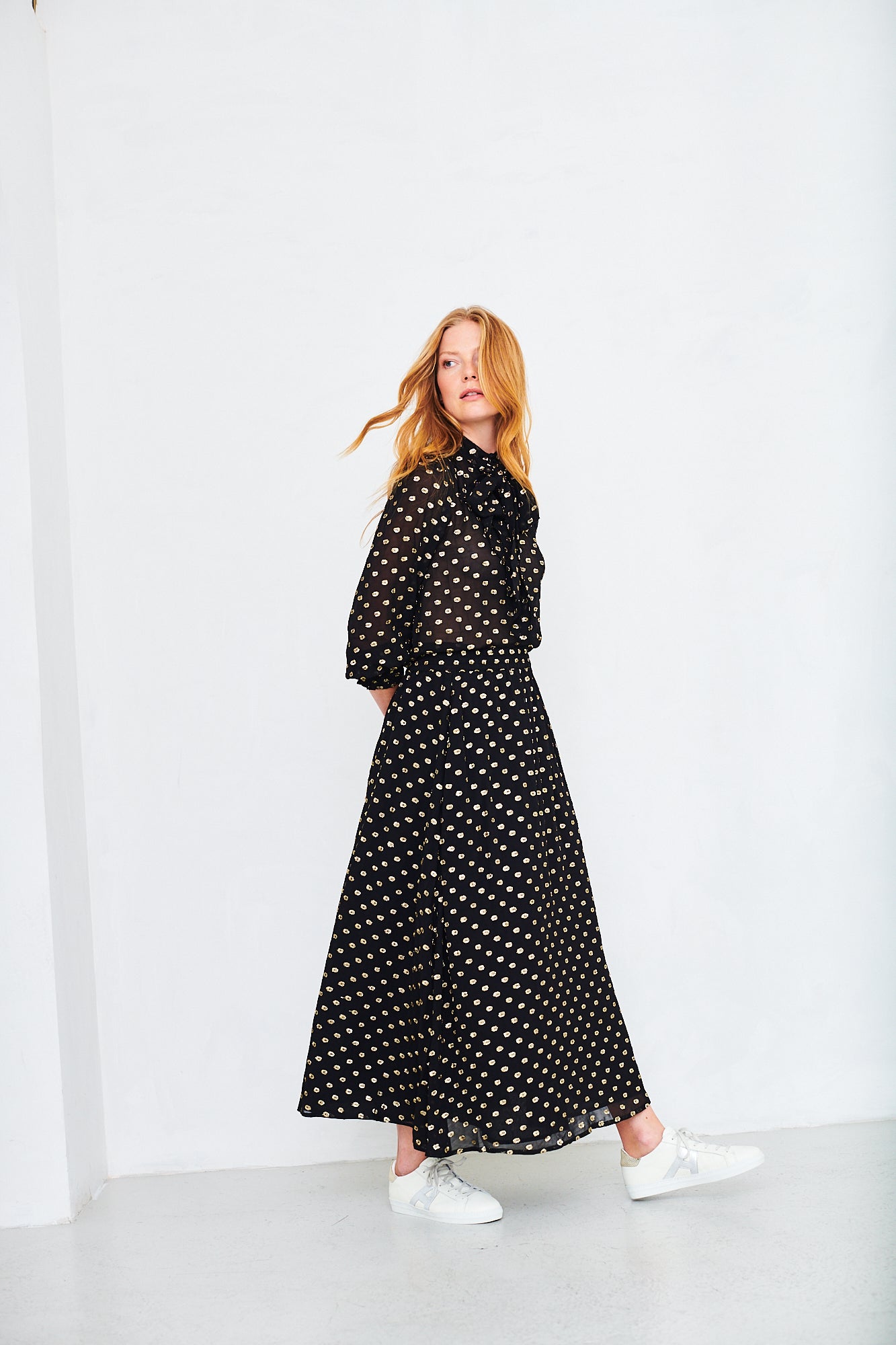 Talitha gold spot skirt