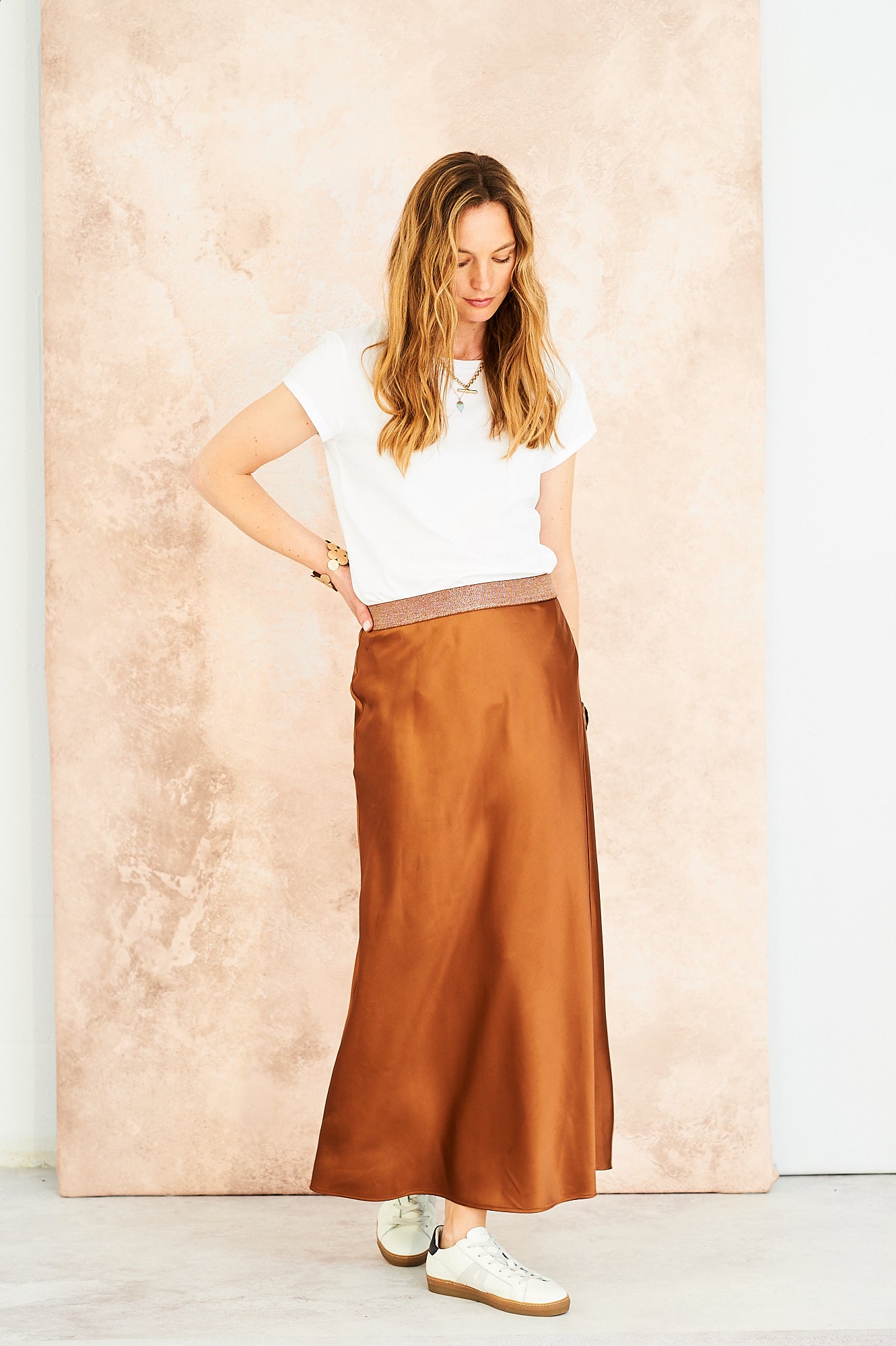 Tara skirt in caramel