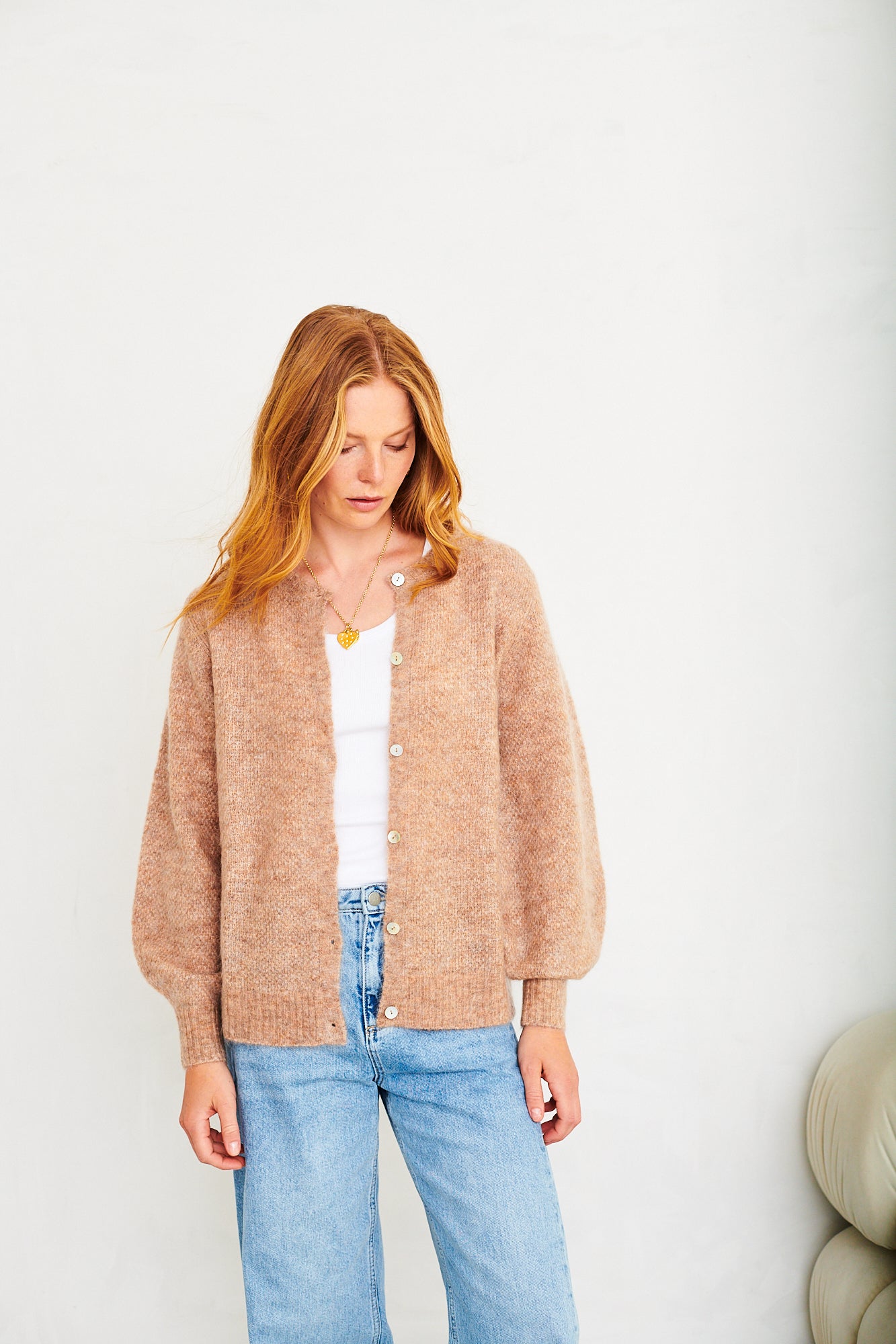 Annabelle cardigan in camel