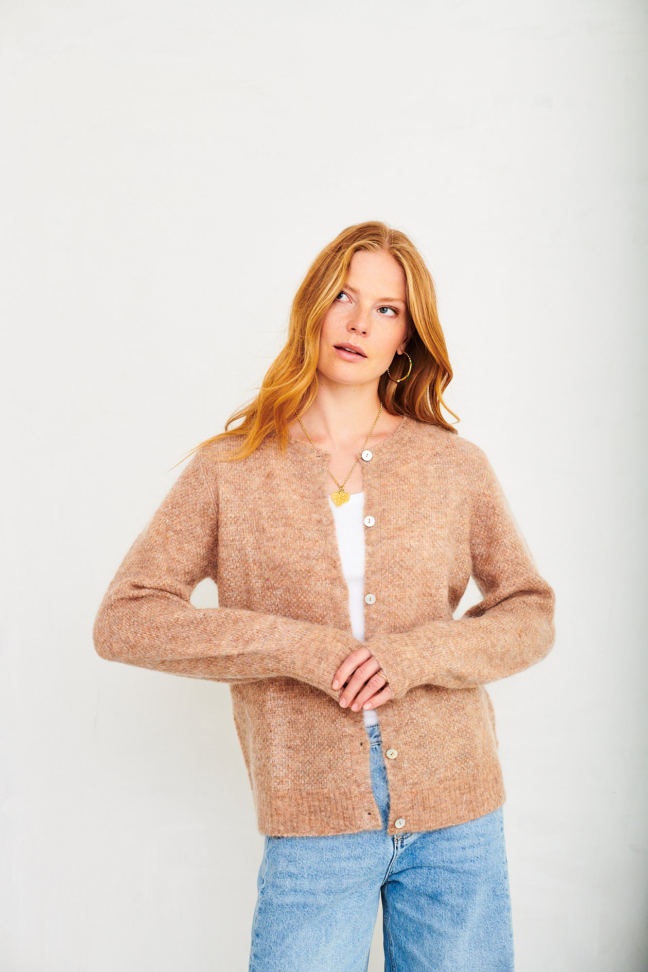Annabelle cardigan in camel