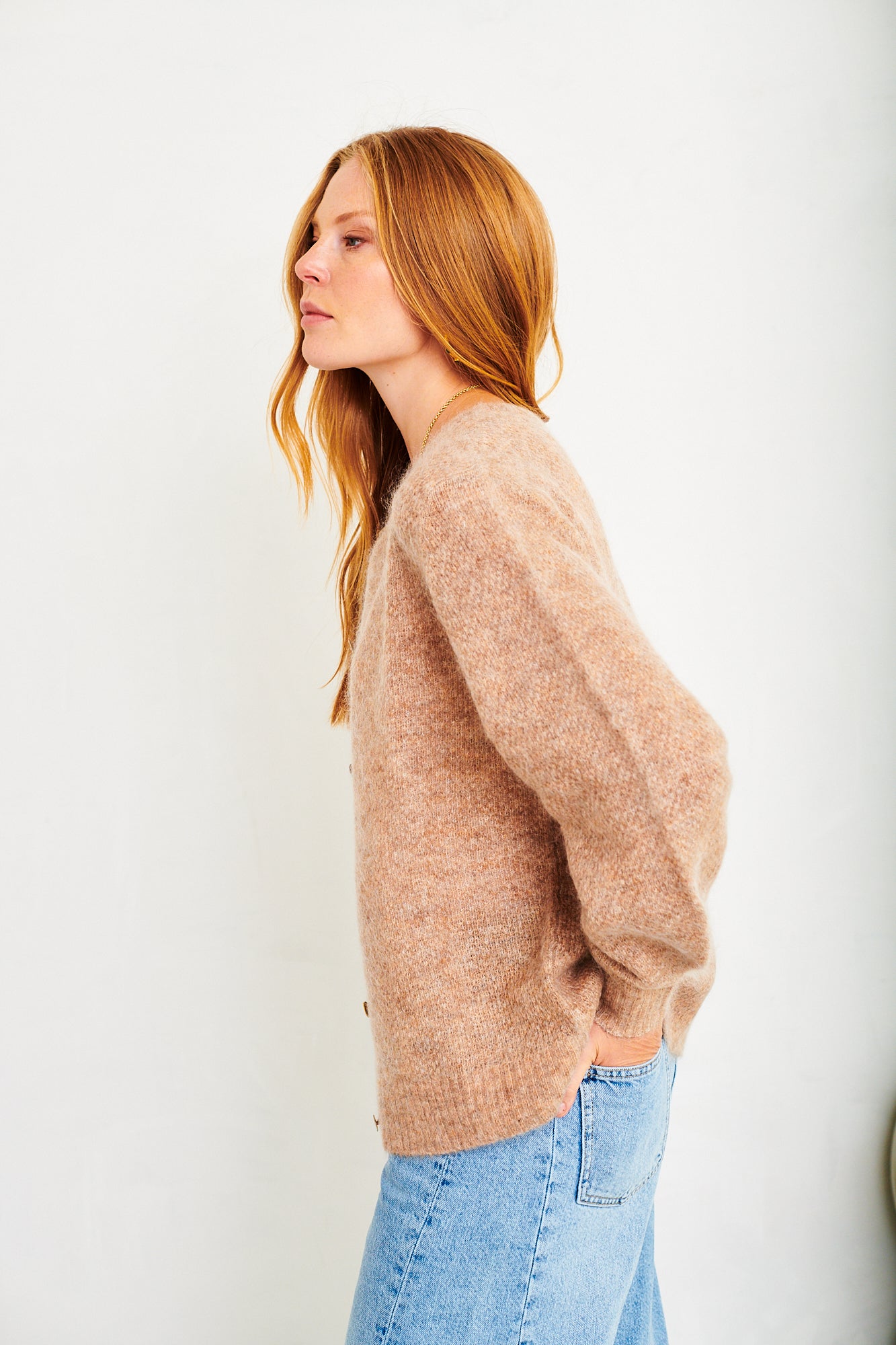 Annabelle cardigan in camel