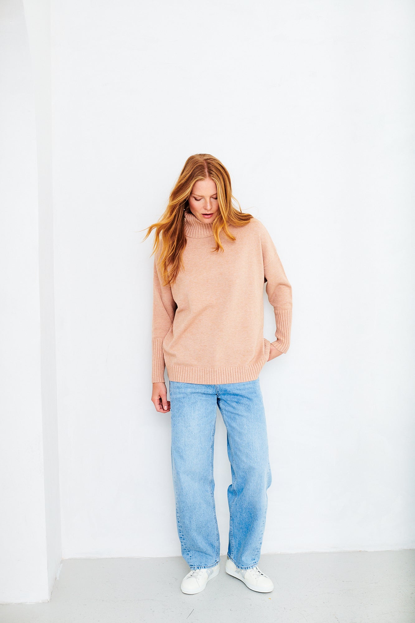 Eva rollneck in camel