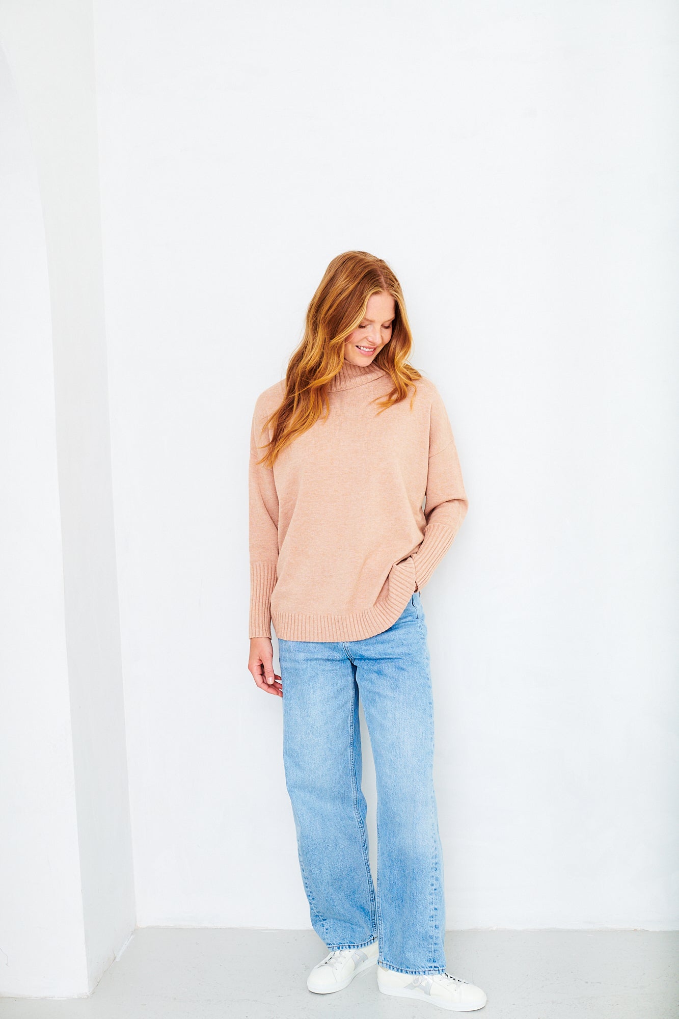 Eva rollneck in camel