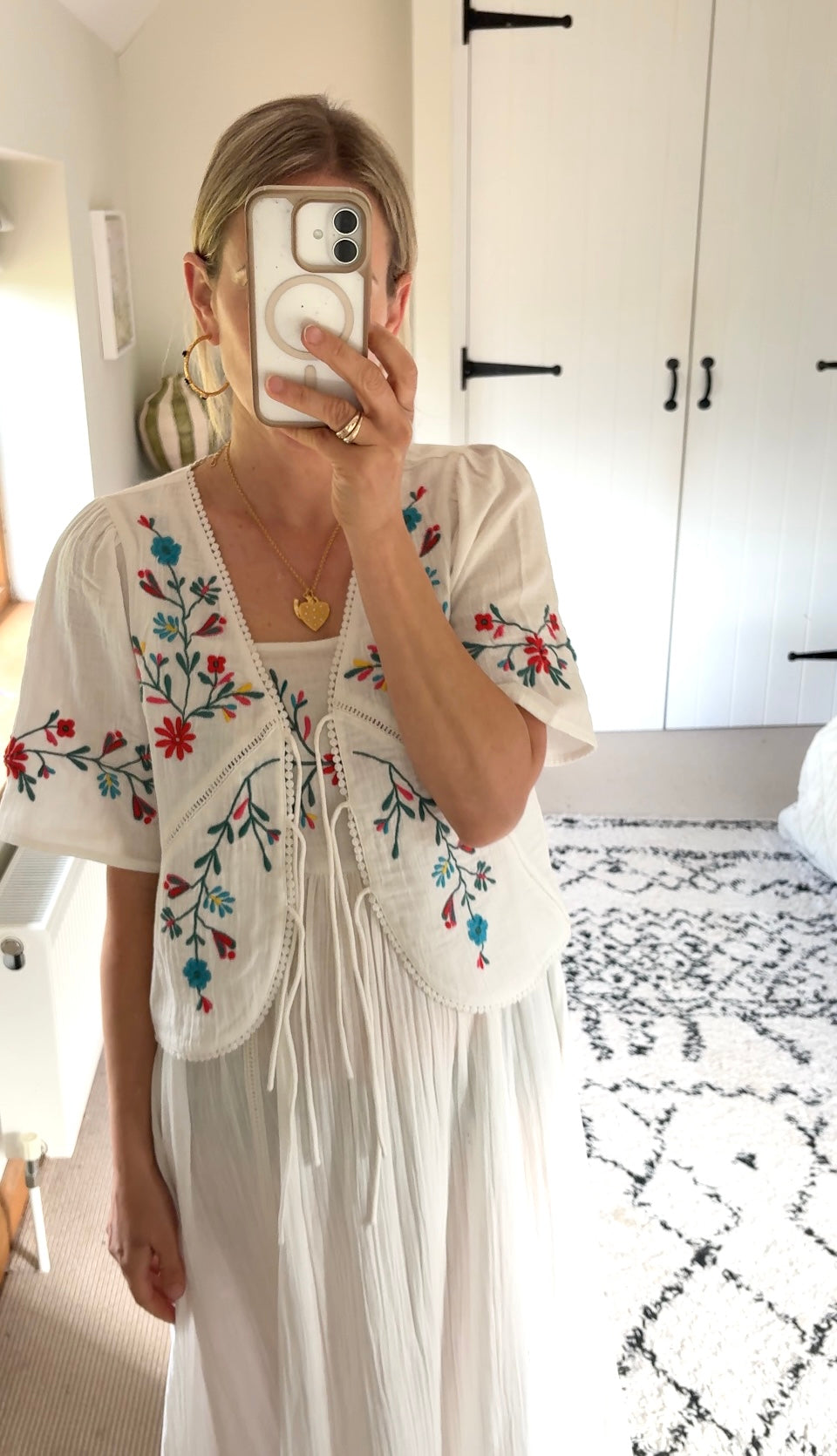 Elka embroidered top