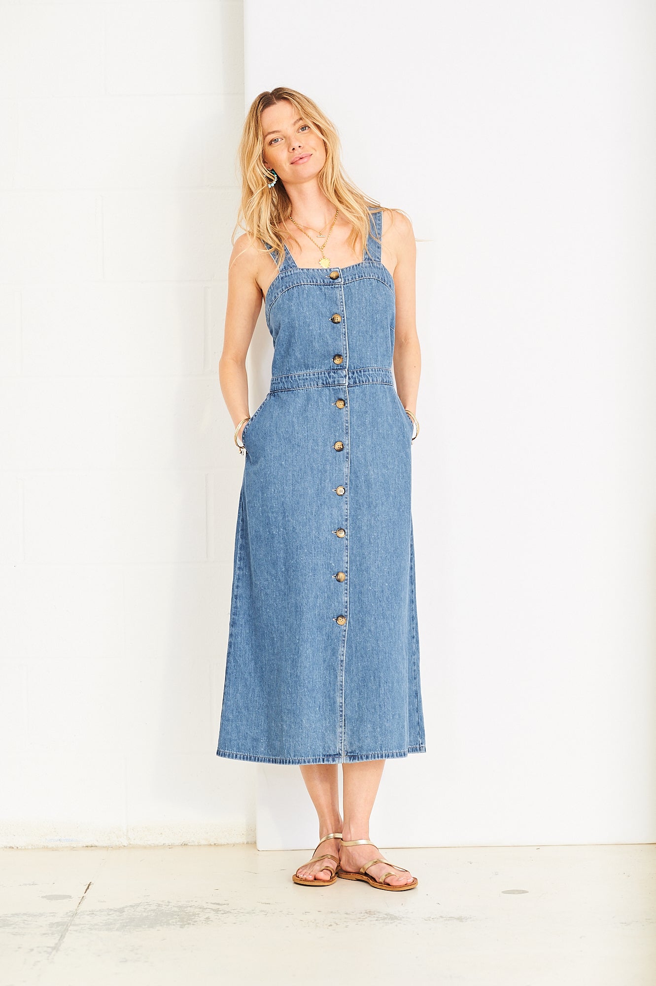 Phoebe denim dress