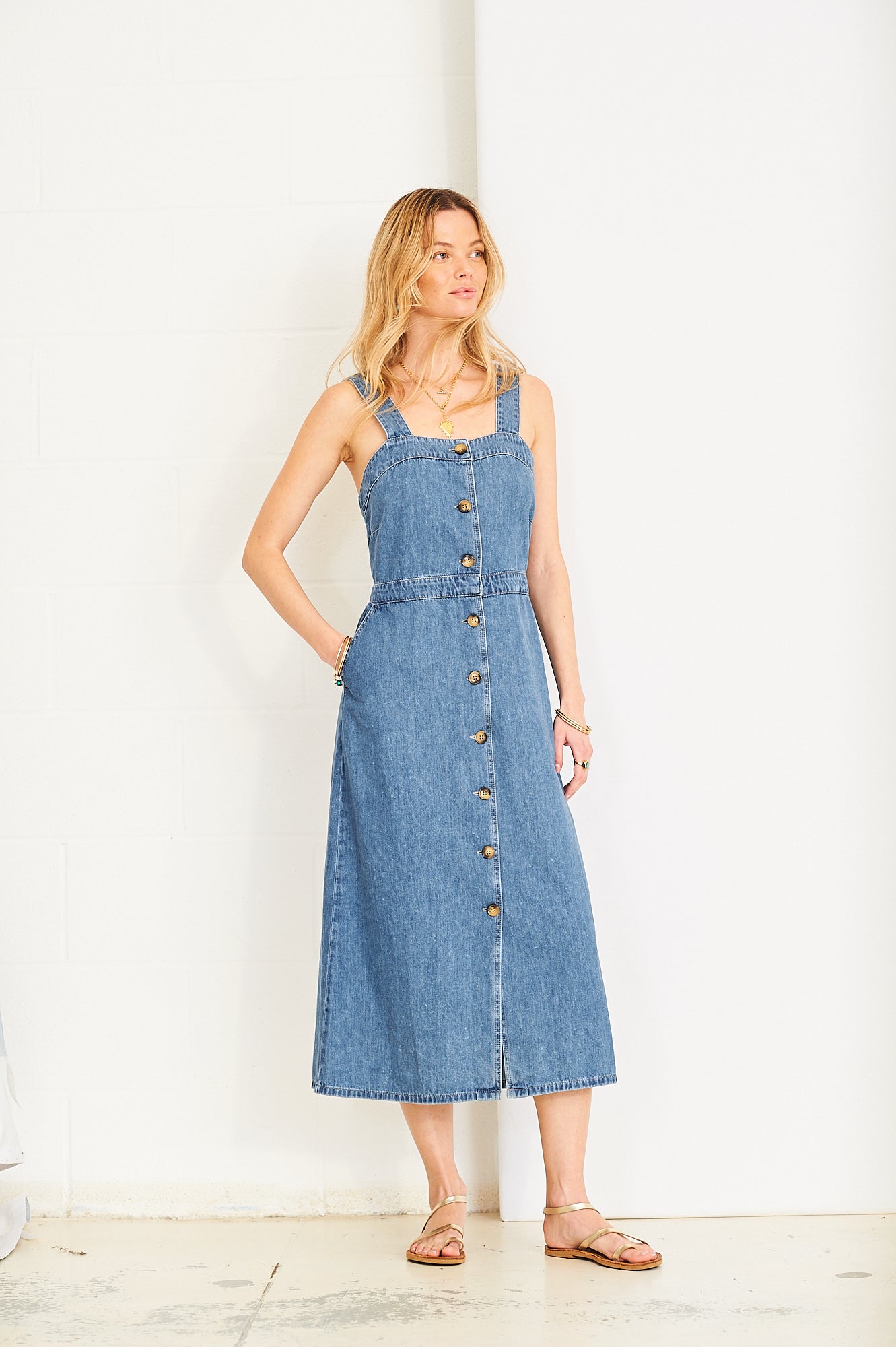Phoebe denim dress