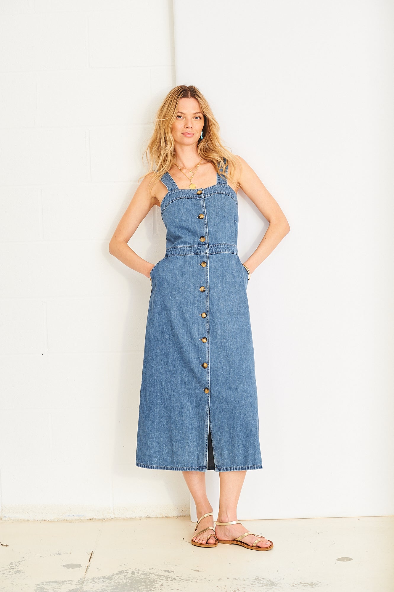 Phoebe denim dress