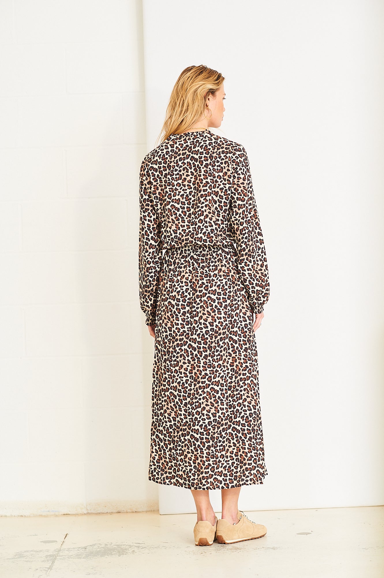 Lyra leopard dress