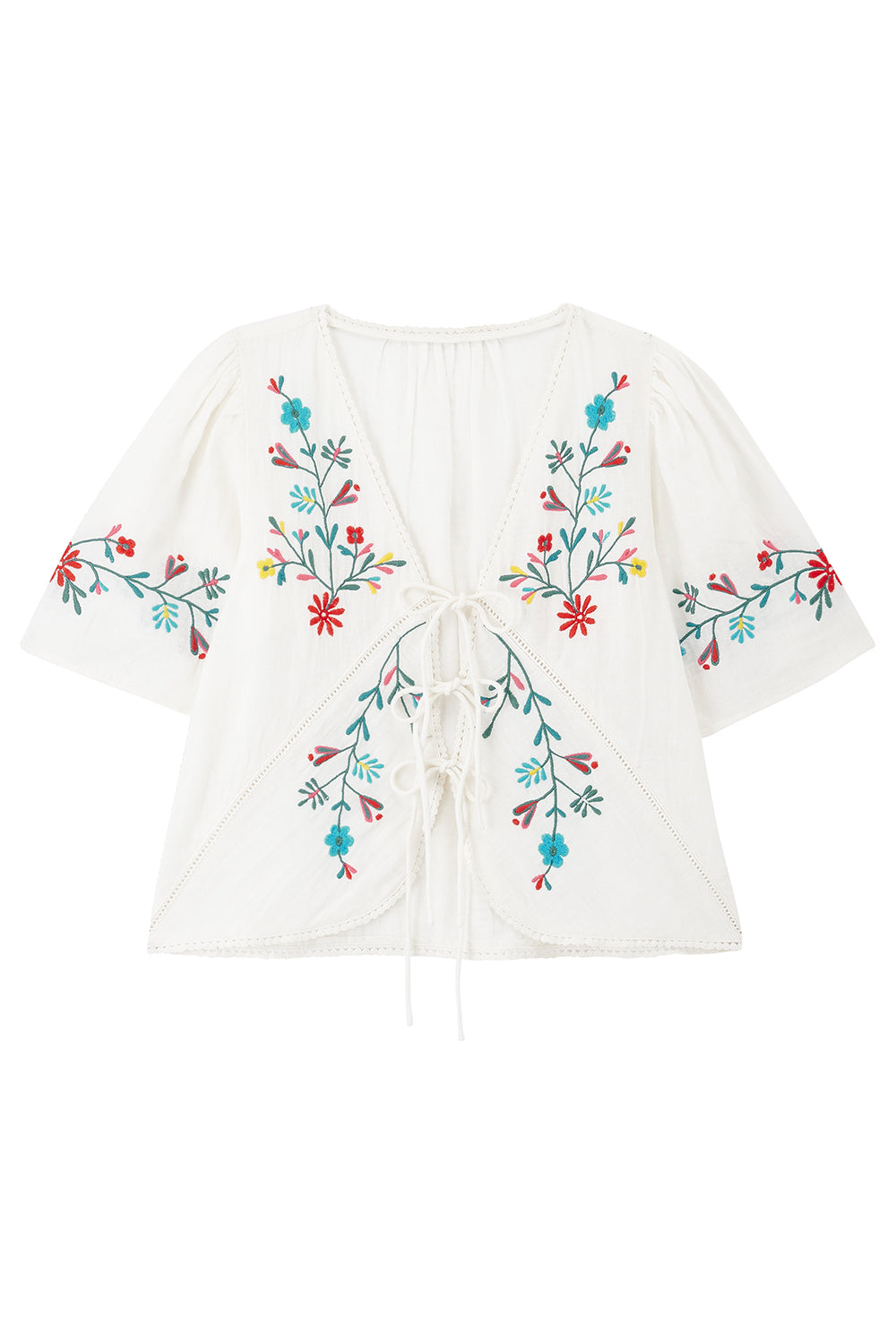 Elka embroidered top