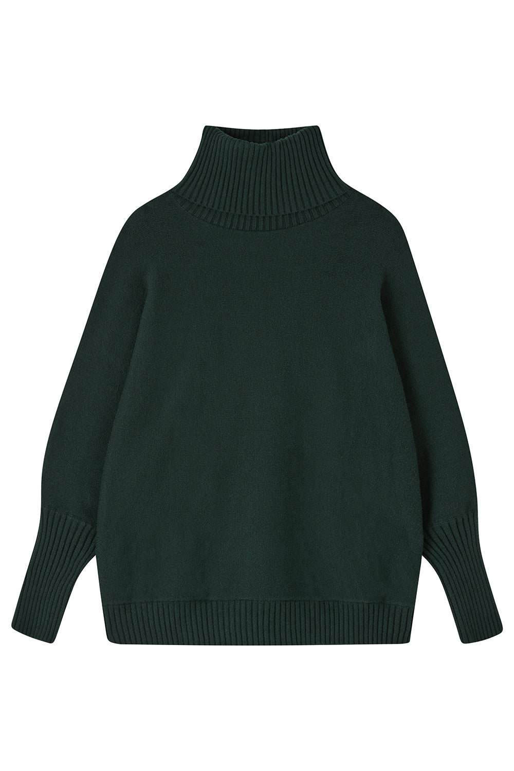Eva rollneck in forest green