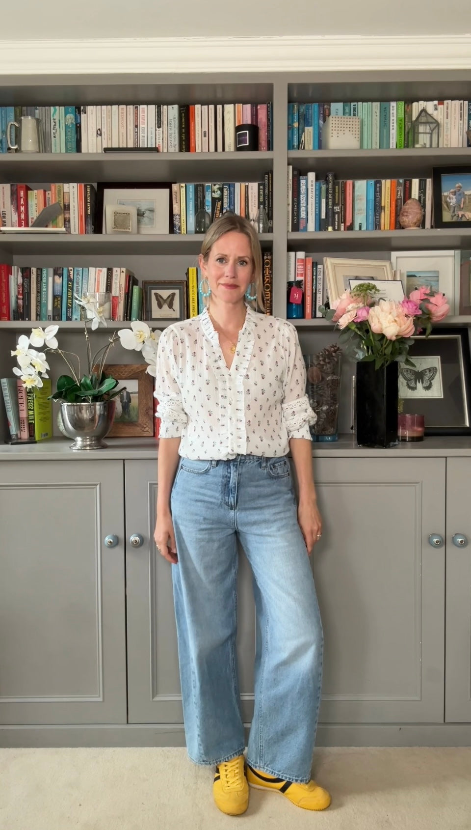 Minna blouse in floral print