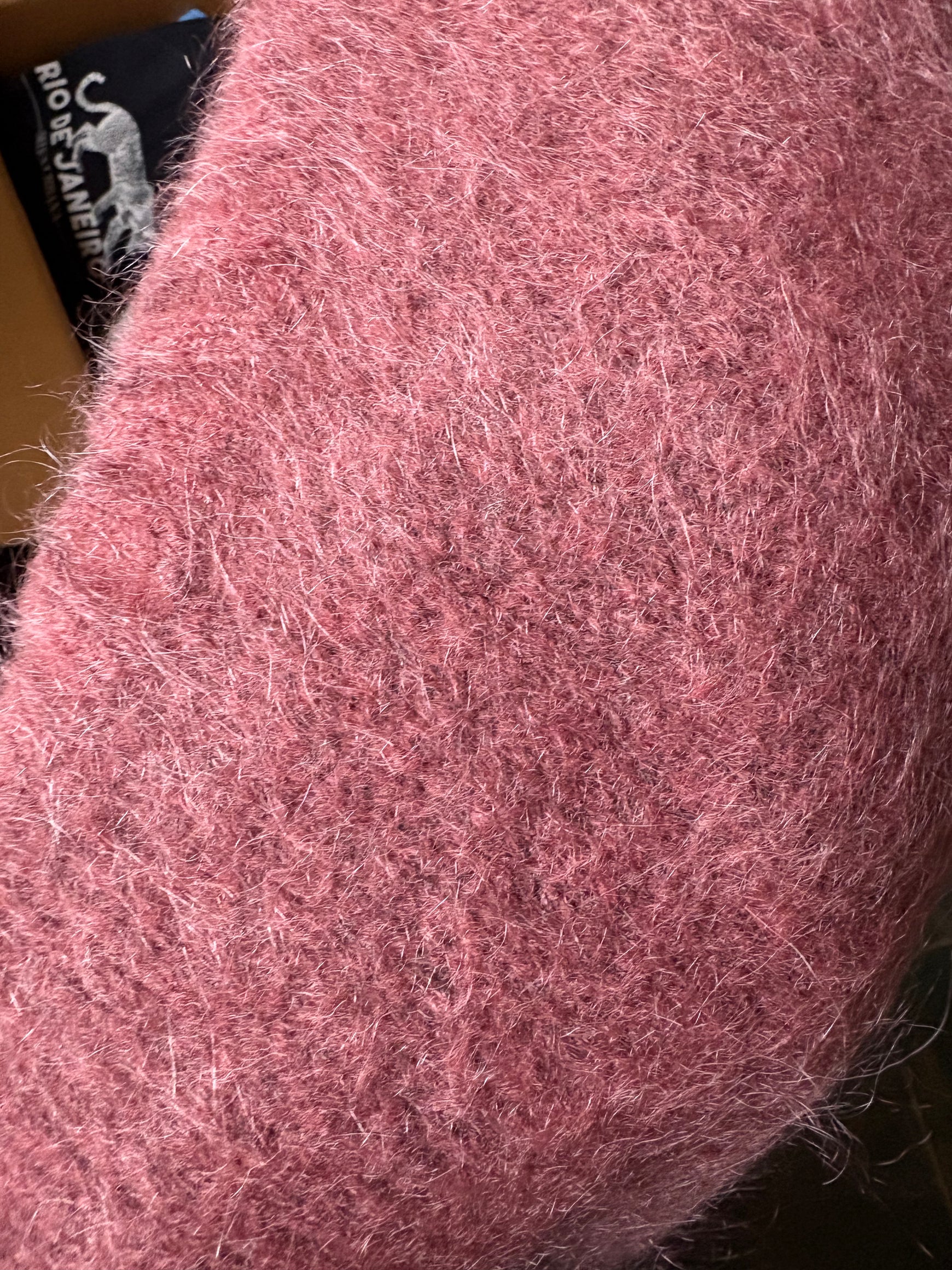 Sample Boxy mohair blend knit
