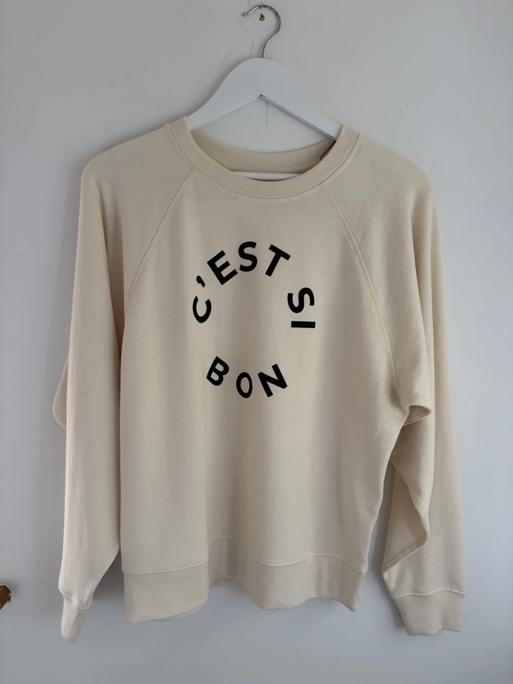 C’est Si Bon sweatshirt size S