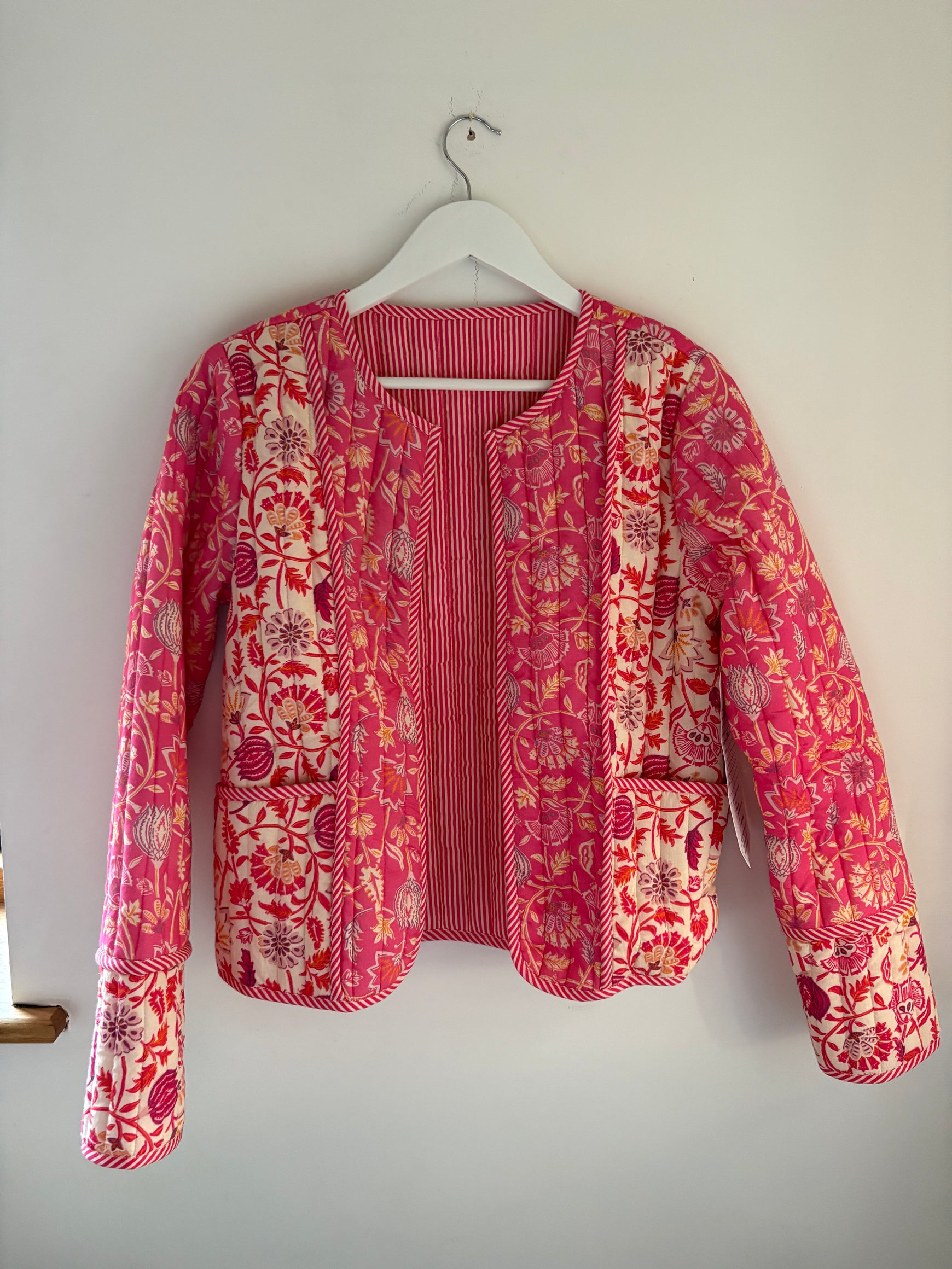 Sample Quilted cotton jacket size 10