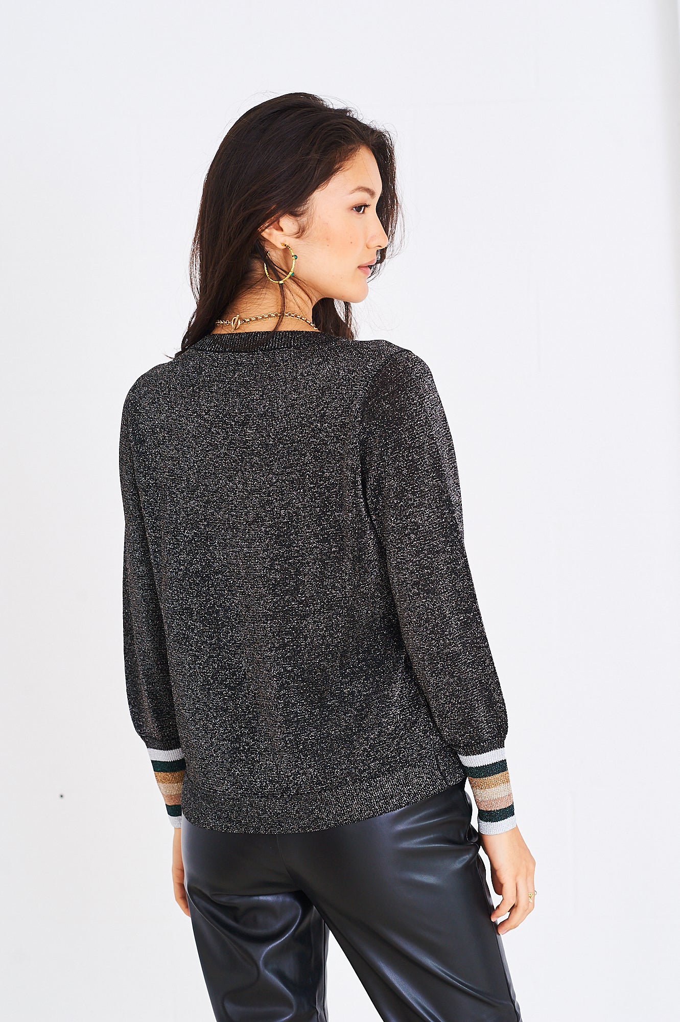 Isabella top in black