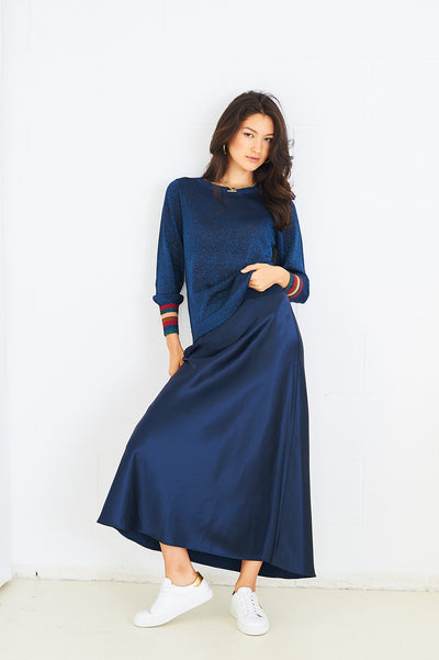 Isabella top in navy