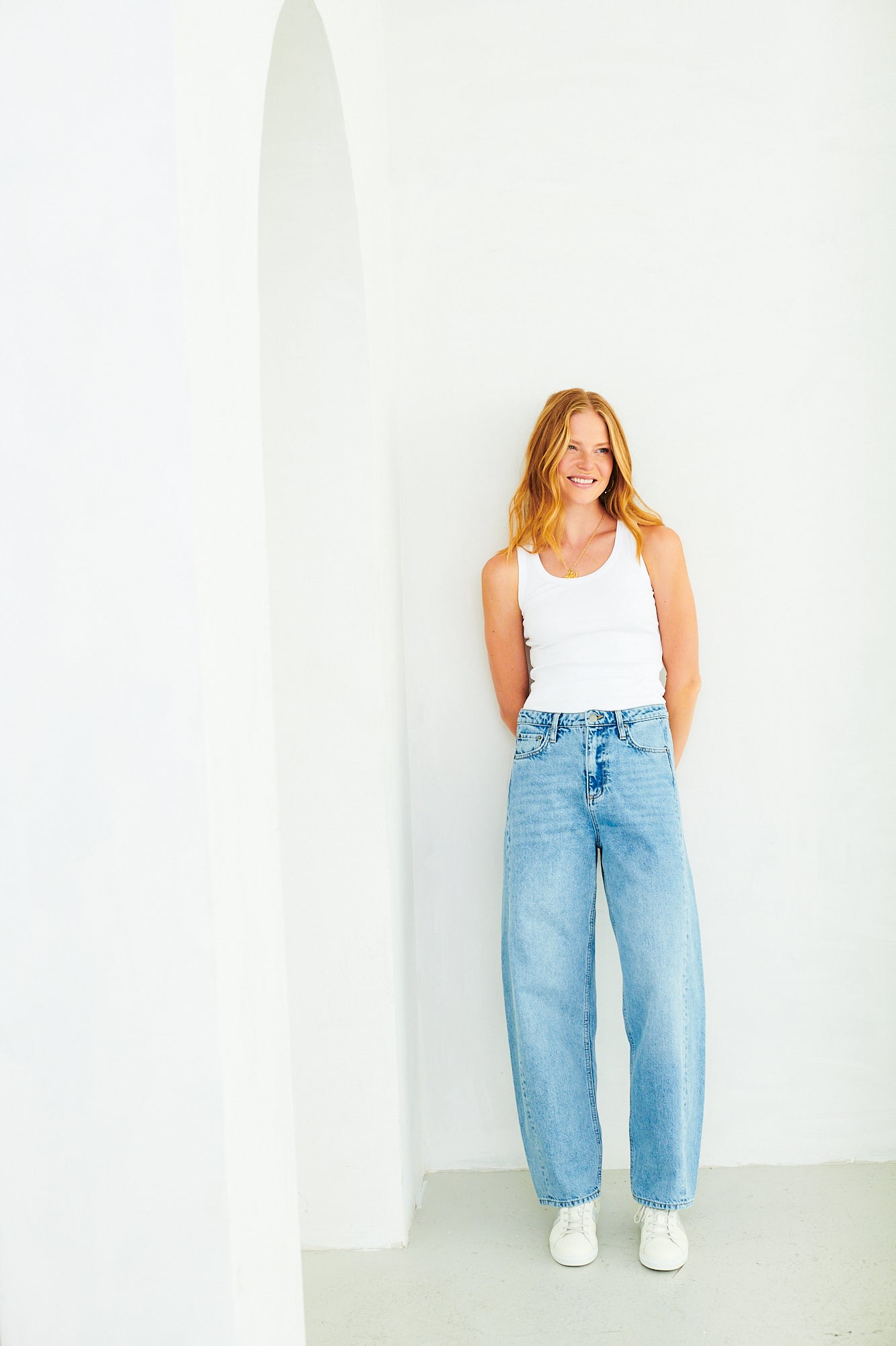 Belle barrel jean