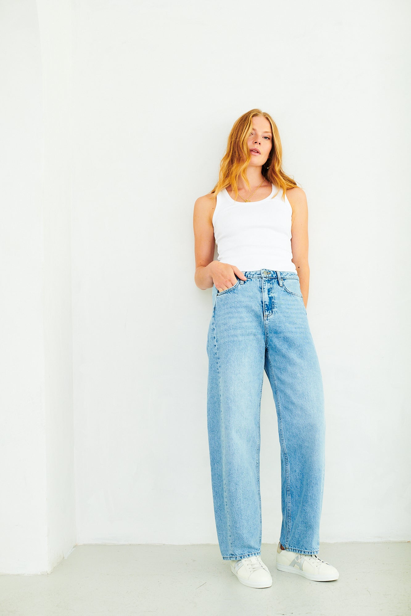 Belle barrel jean