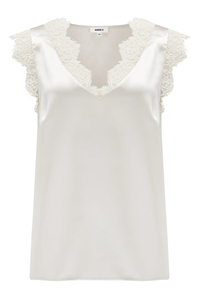 Kate lace trim top