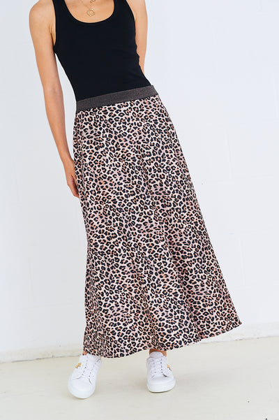 Tara skirt in leopard