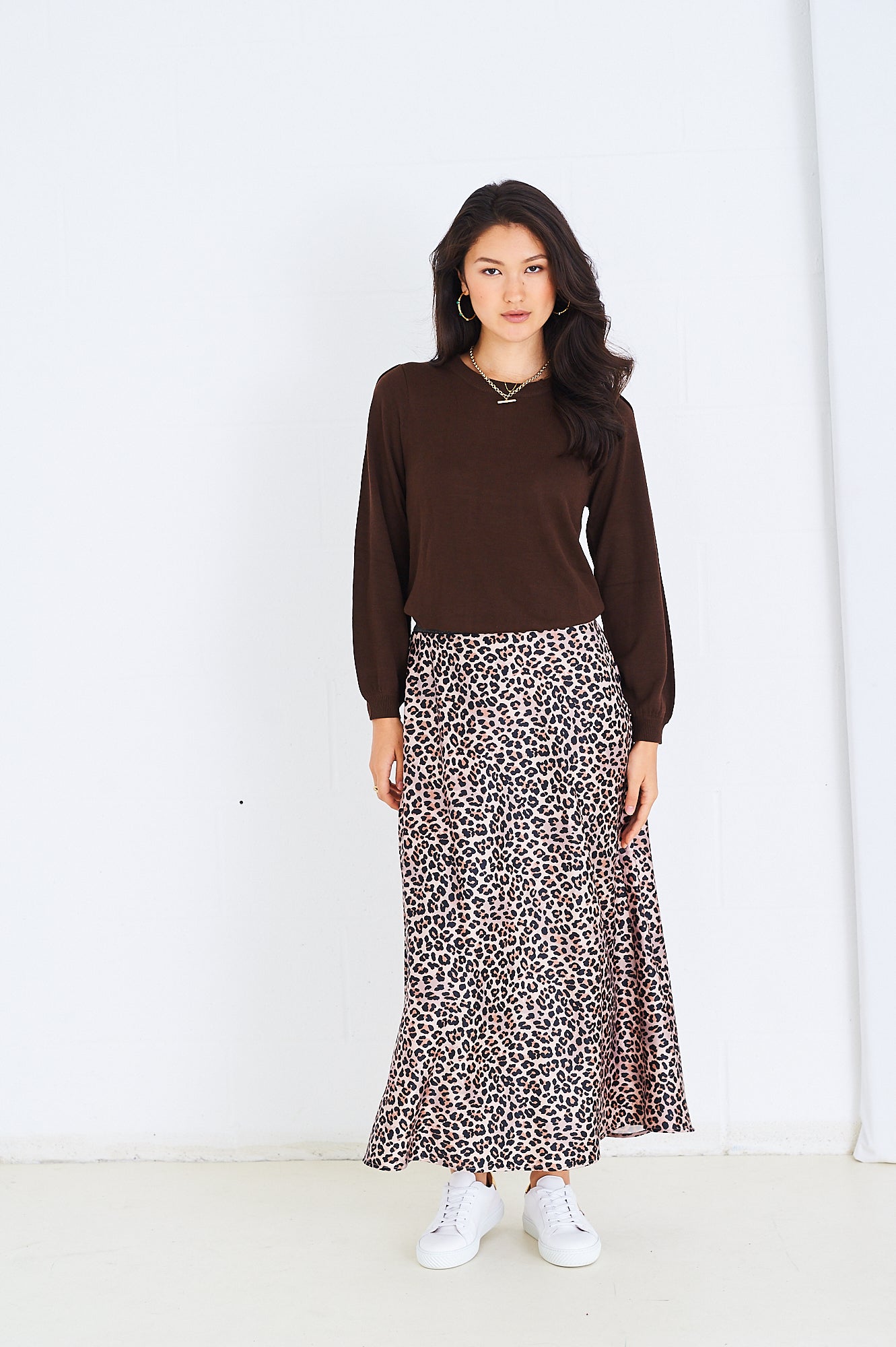 Marnie jumper in chocolate