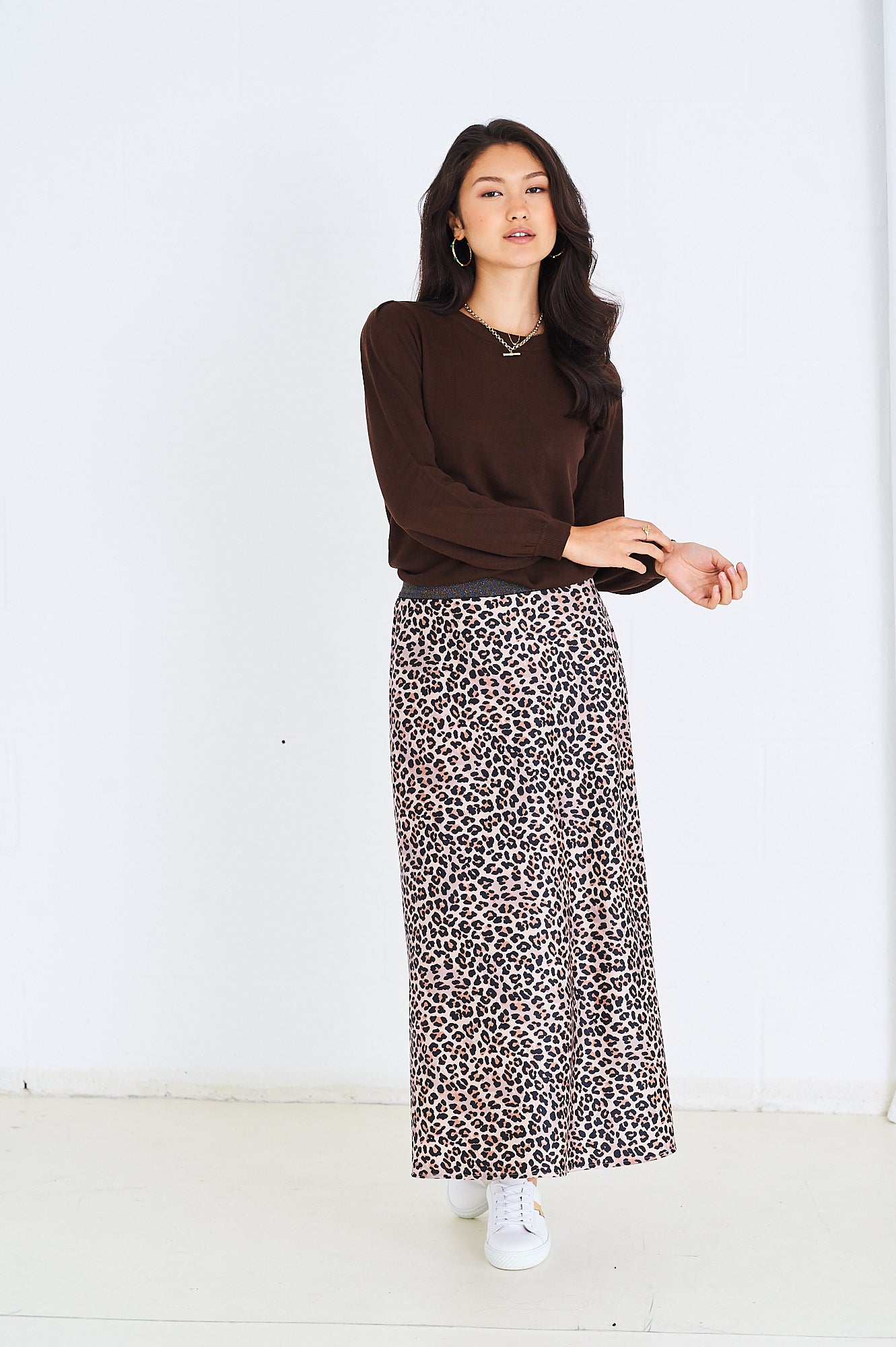 Marnie jumper in chocolate