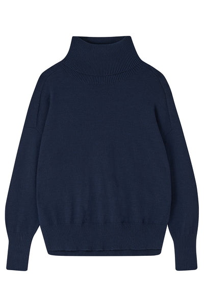 Laura rollneck in navy
