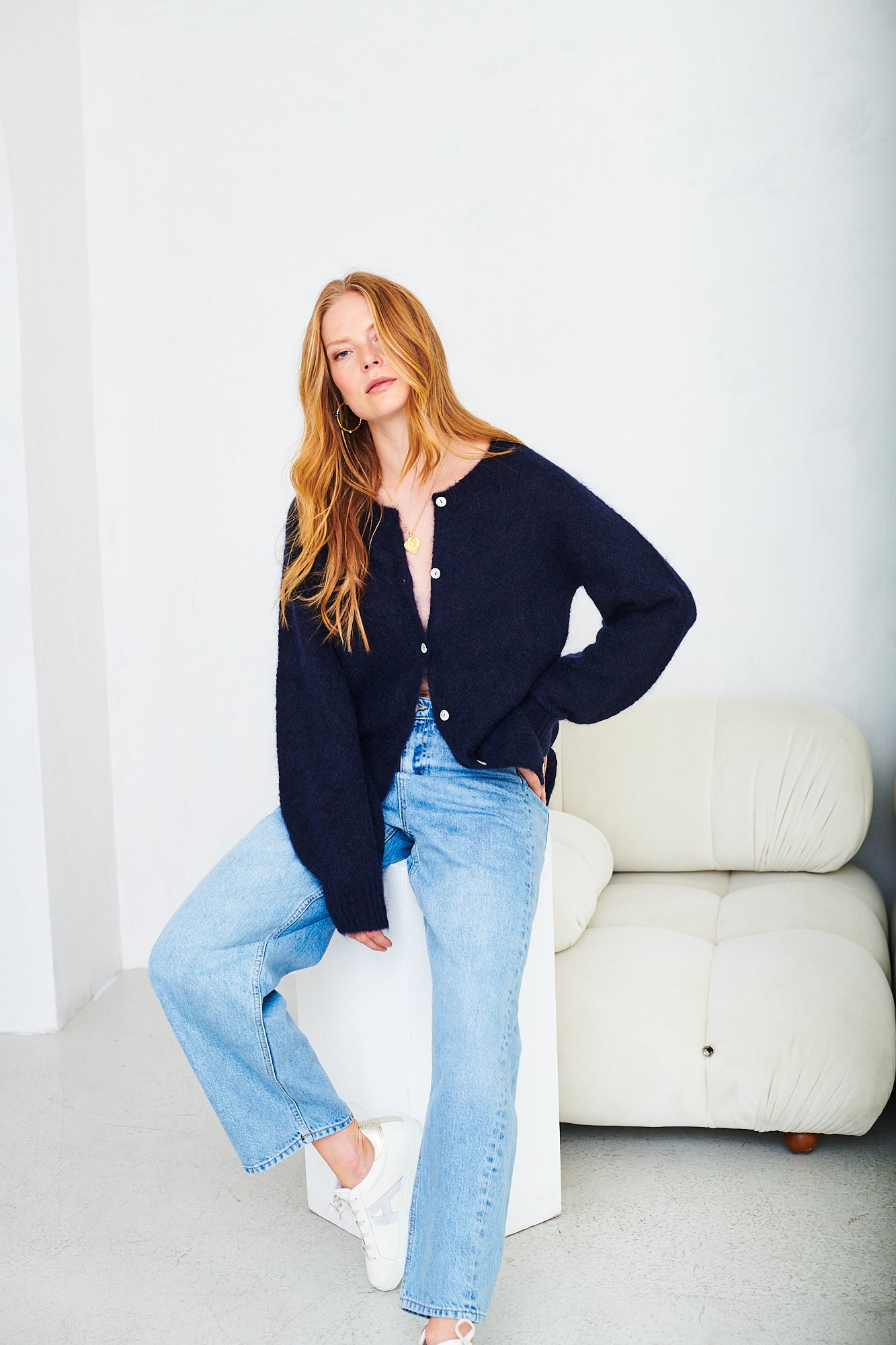 Annabelle cardigan in navy