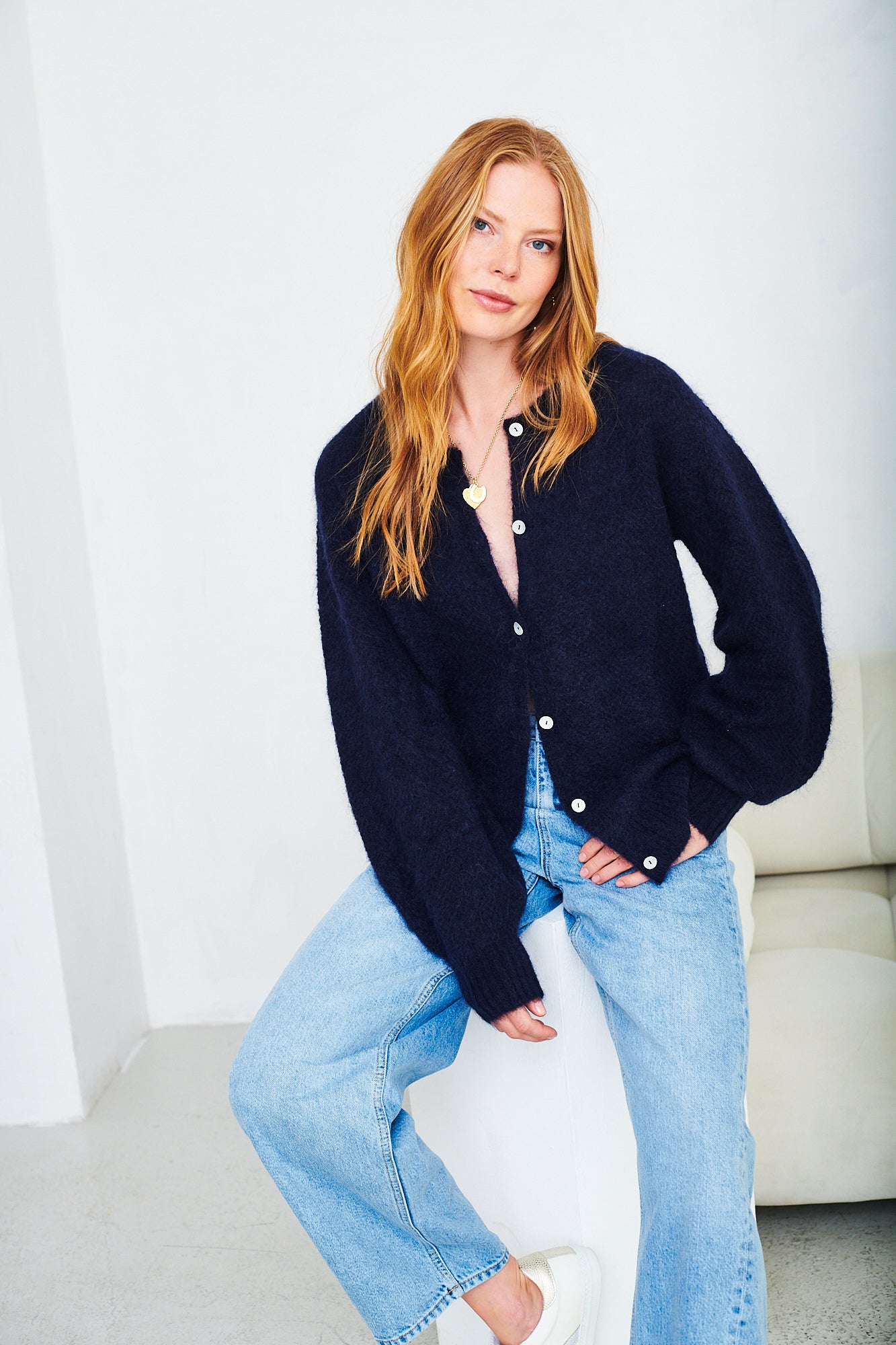 Annabelle cardigan in navy