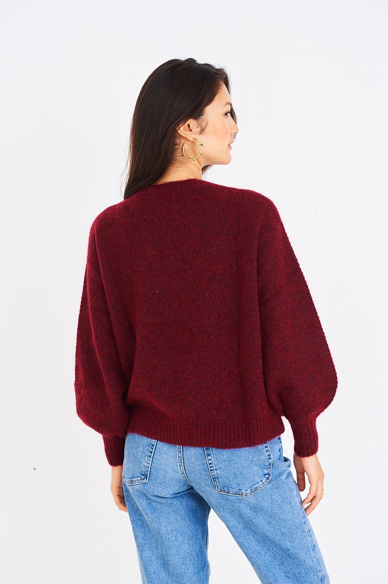 Orla jumper in berry