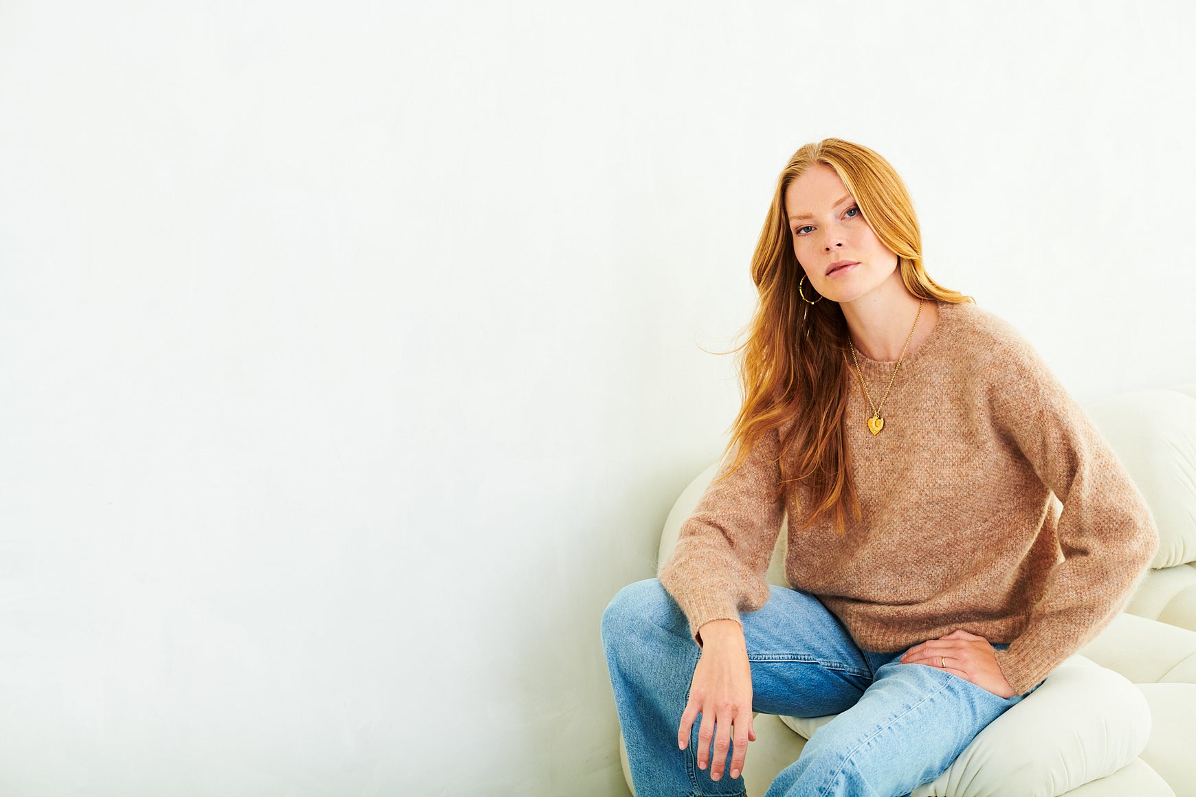 Orla jumper in camel