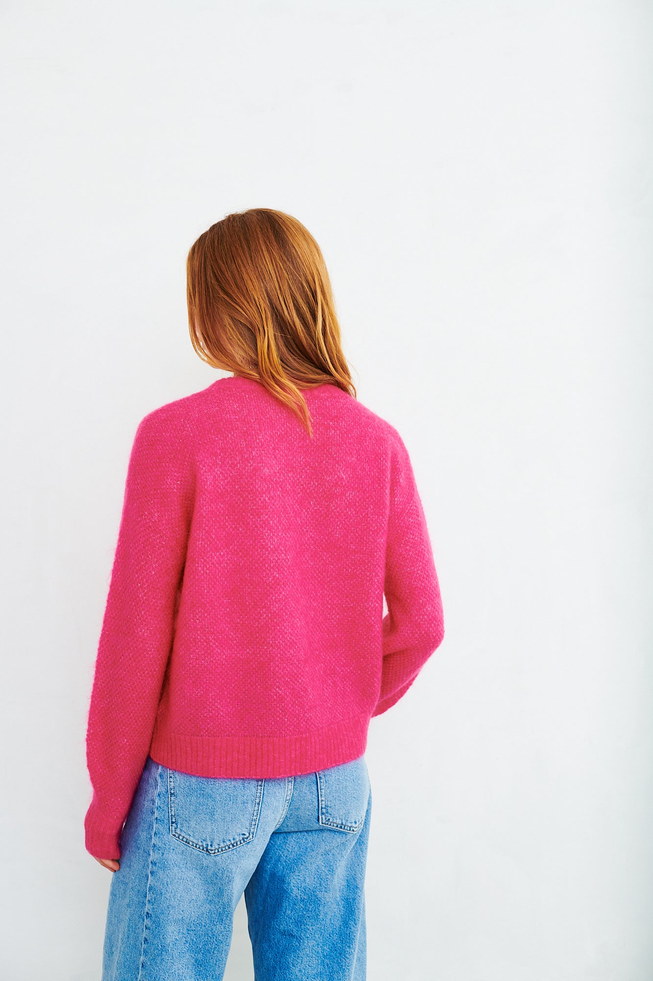 Orla jumper in hot pink