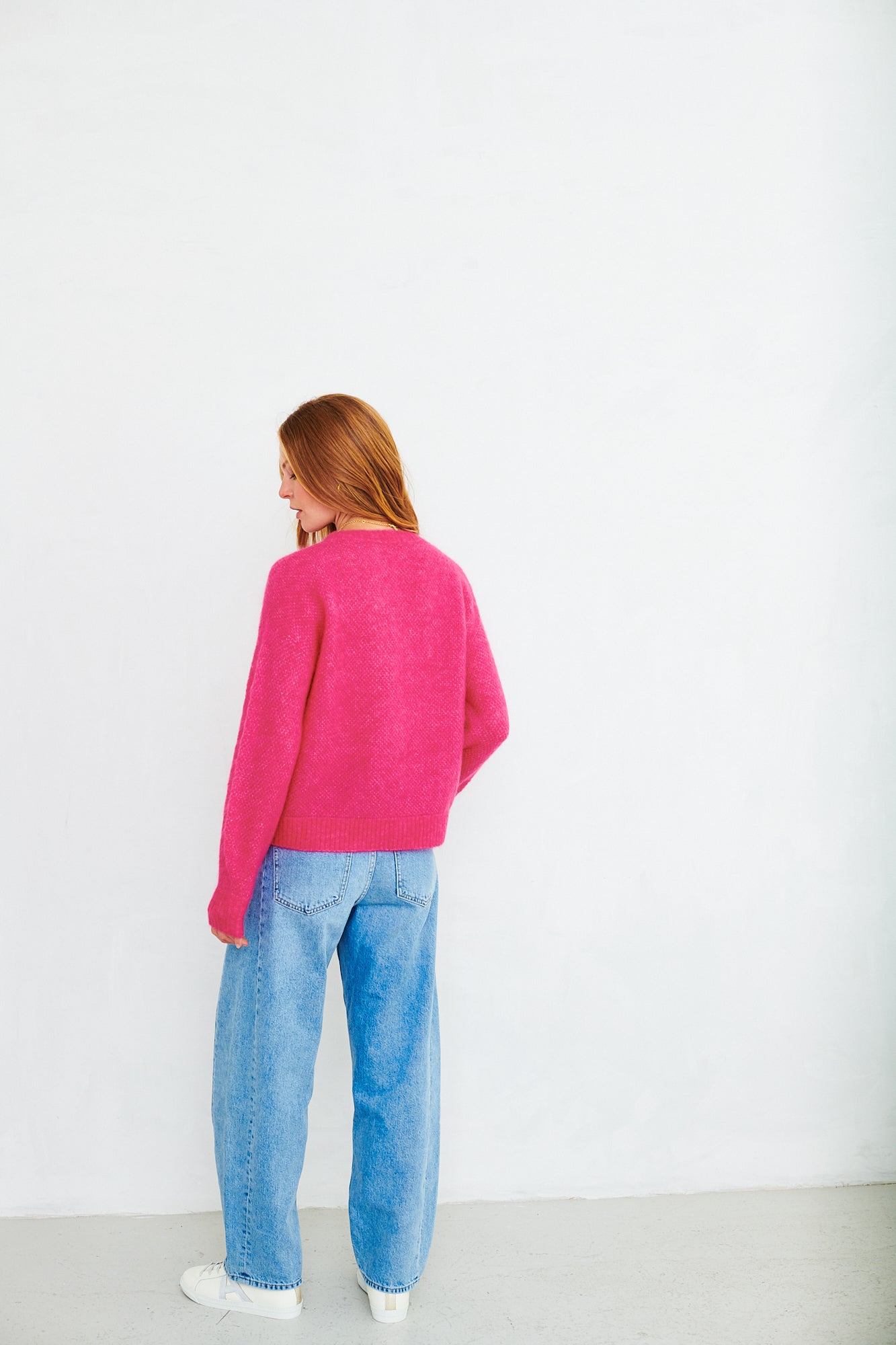 Orla jumper in hot pink