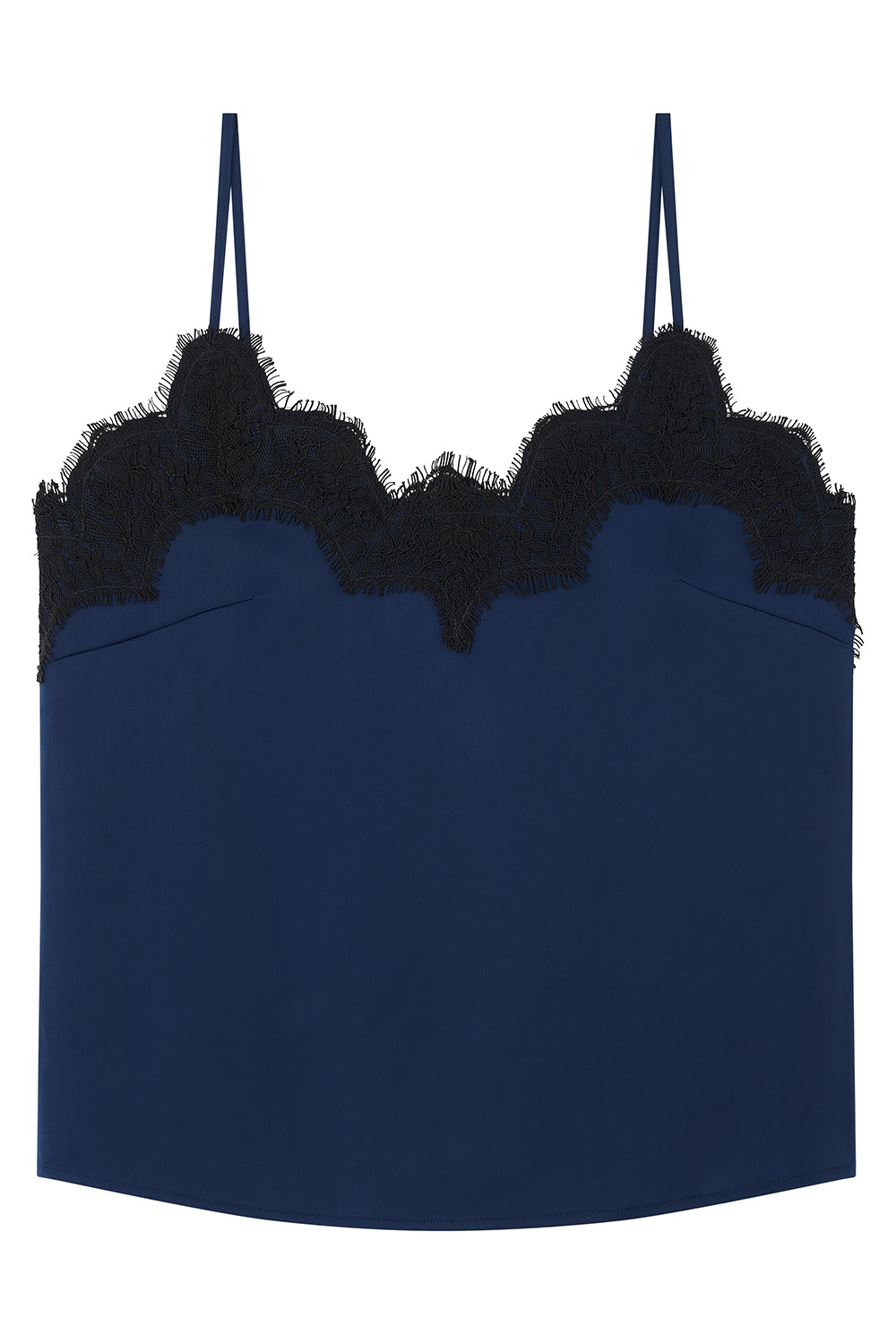 Pia contrast cami in navy