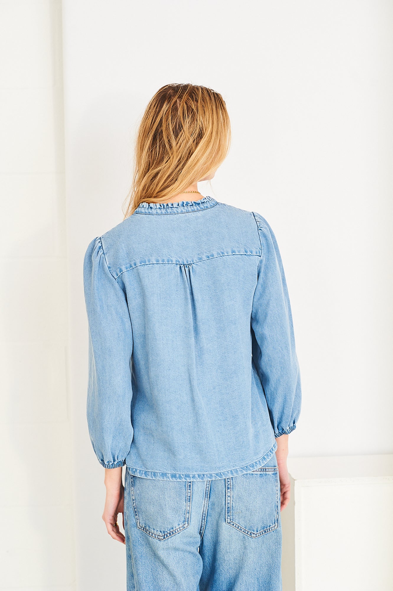 Connie chambray blouse