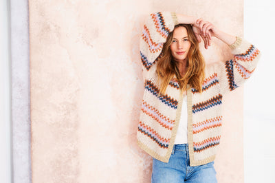 Tess cardigan in oatmeal