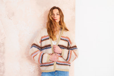 Tess cardigan in oatmeal