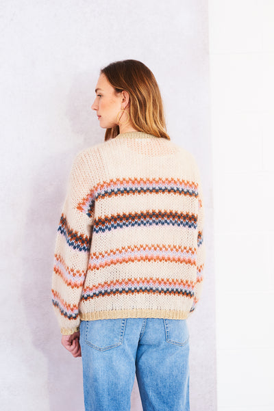 Tess cardigan in oatmeal