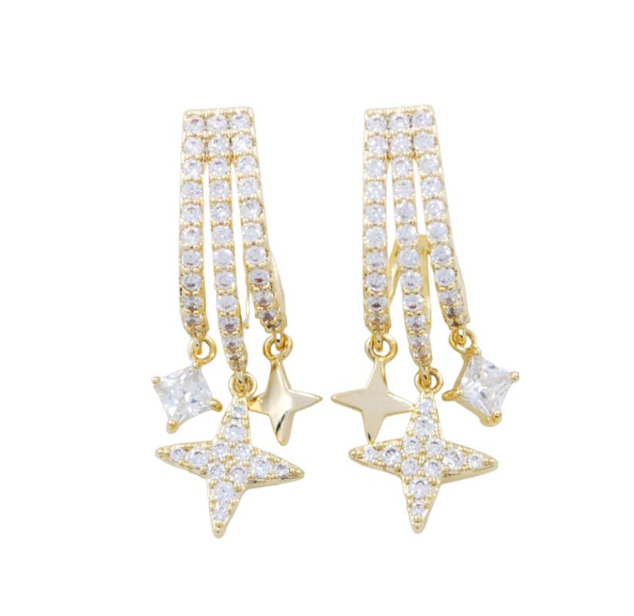 Starfall earrings