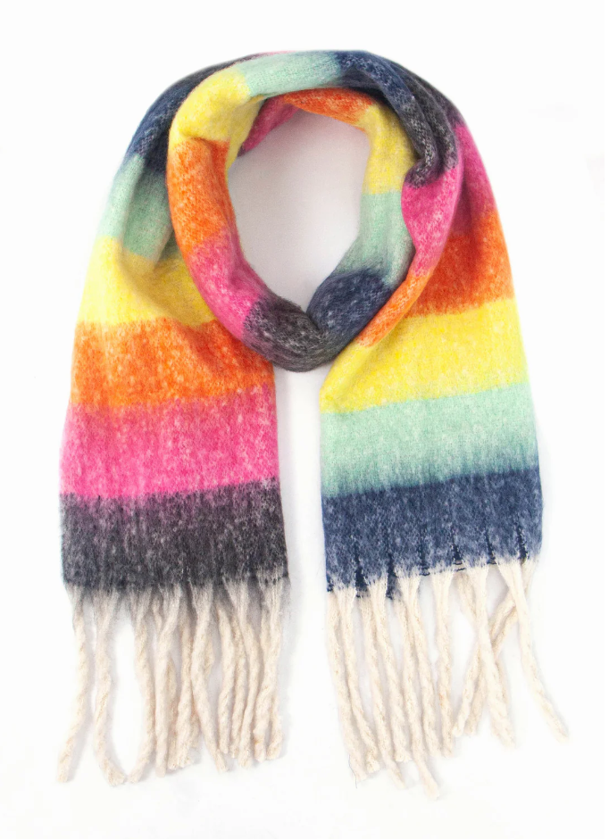 Rainbow scarf