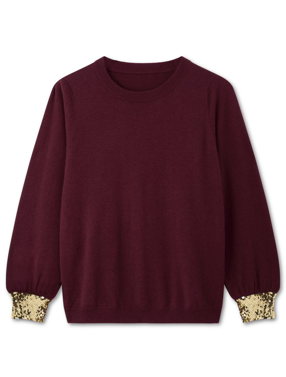 NOVA jumper in burgundy